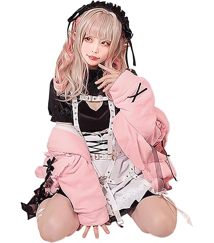 Amazon.co.jp: コスプレウィッグ 魔界ノりりむ 風 コスプレ フル