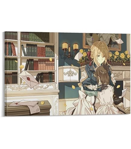 Amazon.co.jp: ヴァイオレット・エヴァーガーデン 額装アート ―色景