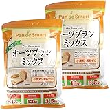 低糖質 ミックス粉 パンdeスマート 低糖質オーツブランミックス 鳥越製粉 1kg×2袋 パンミックス粉