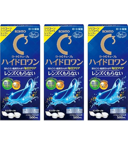 Amazon.co.jp: ロートCキューブ ハイドロワン 500ml × 4本 : ドラッグ