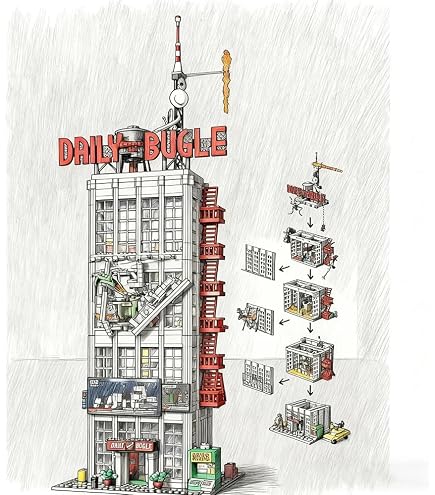 Amazon.co.jp: LEGO Marvel Spider-Man Daily Bugle 76178 Building