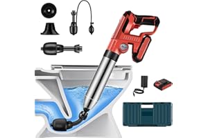 Electric Toilet Plunger With Dedicated Box, Plunger Toilet Can Only Take 2 Mins To Unclog Toilet,Bathroom,Floor Drain,Sewer,P