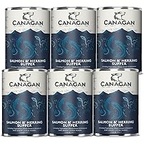Amazon.co.jp: カナガン ドッグフード サーモン＆ニシン 缶詰(400g×6缶