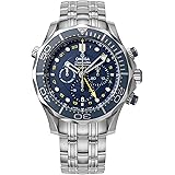 [OMEGA(オメガ)] 腕時計 SEAMASTER DIVER 300﻿M シーマスター ブルー 文字盤 ステンレススチール サファイヤガラス コーアクシャル自動巻 44MM スイス 212.30.44.52.03.001 メンズ シルバー [並行