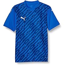 PUMA サッカーシャツ 水色 Fujitsu PUMA プーマ サッカーウェア プラクティスシャツ 半袖 メンズ