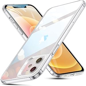 ESR iPhone 12 mini ケース 5.4インチ 2020 新型 クリアケース 背面硬度9H加工+TPUバンパ…
