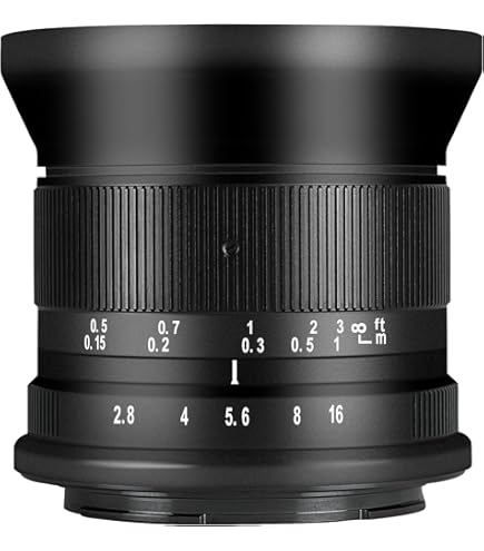 Amazon | 7artisans 12mm F2.8 II 広角レンズ 100度の画角 APS-C