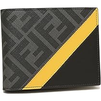 Amazon | [フェンディ] 二つ折り財布 ブラック マルチ メンズ