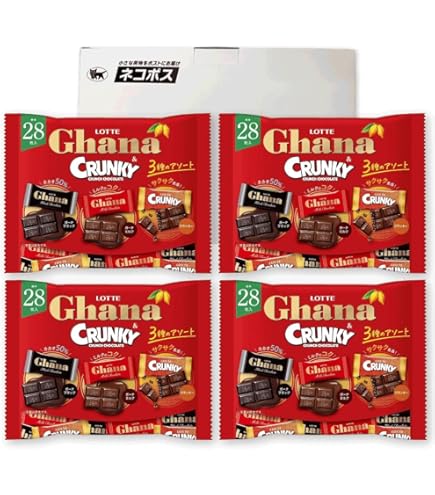 Amazon.co.jp: ロッテ ガーナ＆クランキー 4種100個アソート ギフト
