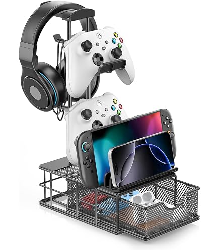 Amazon.co.jp: KDD コントローラー & ヘッドホン スタンド 9つのライト