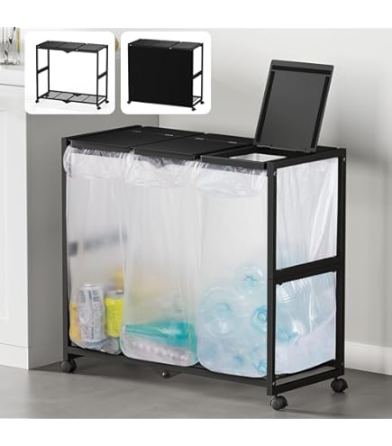 Amazon.co.jp: KAWAJUN (カワジュン) 分別ごみ箱 100L ［ W84cm×D65cm