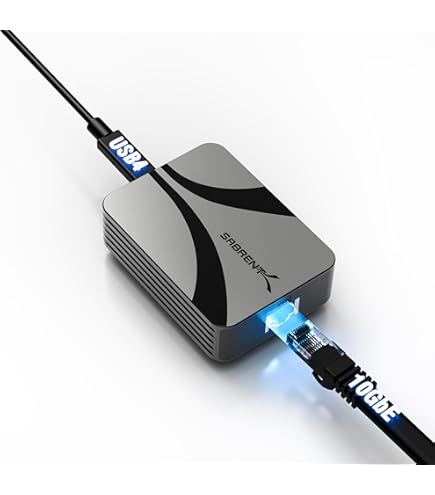 TREBLEET USB4 10GbE Ethernet Adapter, Compatible with