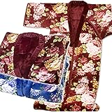 かいまき毛布 足ポケット付き なかわた入り 2枚合わせ毛布 かいまき布団 単品売 (エンジ)