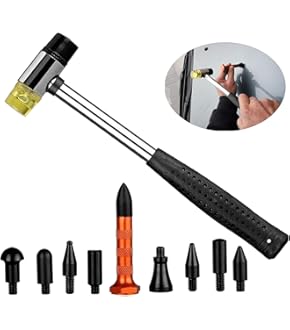 プロ仕様80点フルセット❣小さな凹み～大きな凹みも修復♪❤デントリペアツール Amazon | Super PDR デントリペアツール 89PCS デントリペア