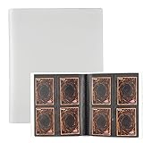 6KJFEIWGカードケース トレカファイル （540枚のカード収納可能） カードバインダー トレーディングカードケースファイル9ポケット（ブラック）トレカホルダー