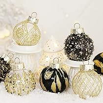 英国製＊クリスマスオーナメント＊ゴールド6cm×4個入り 英国製＊クリスマスオーナメント＊ゴールド6cm×4個入り 英国製