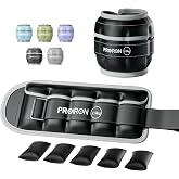PROIRON Adjustable Ankle Wrist Weight Pair 1-5KG Leather for Fitness Gym | straps, Reflective safety design