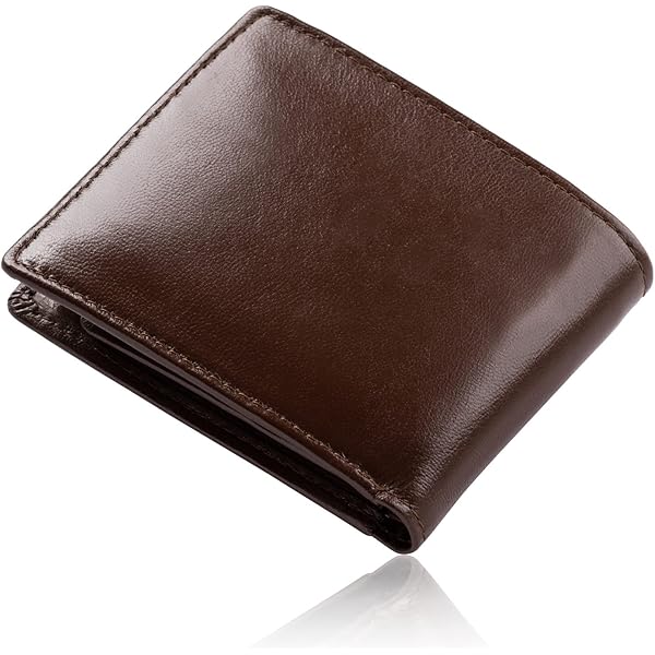 Amazon | [ecoofee] 財布 メンズ 二つ折り 本革 薄い ボックス型小銭