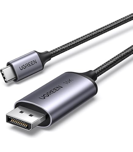 Amazon.co.jp: UGREEN 8K 60Hz USB C DisplayPort 変換ケーブル【Cから