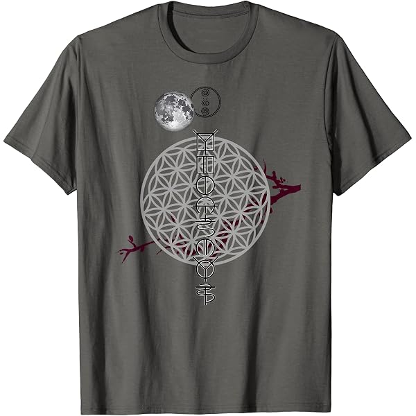 Amazon | フラワー オブ ライフ 幾何学 模様 図形 シンボル 