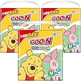 【パンツ Mサイズ】グーン ぐんぐん吸収パンツ (6~12kg) 192枚(64枚×3) 男女共用 [ケース販売] 【Amazon.co.jp限定】 <ディズニーデザイン>