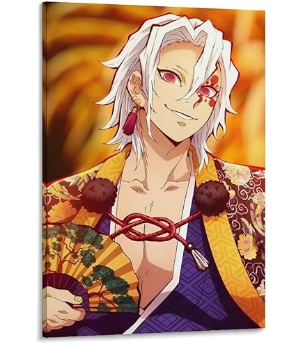 鬼滅の刃 黒死牟（こくしぼう） 額装品 アートパネル 鬼滅