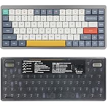 Amazon | OUSEITECH YK75 メカニカルキーボード 84キー 薄型