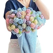 Amazon | 花束になるブランケット かぎ針編みキット フラワーブーケ
