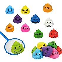 昭和のうんちくん　プニュプニュ　14個色んな表情があります　色は9色 Amazon | ぷかぷかうんちくん金銀バージョン 50個セット | 縁日用品