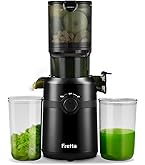 Amazon.co.jp: Fretta ジューサー 10.8cm広い投入口 1L大容量 スロー