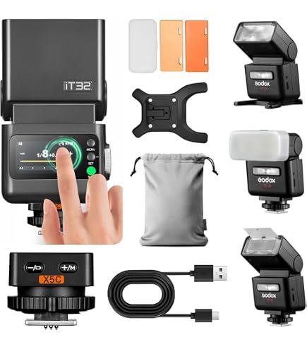 Amazon | GODOX TT350/O TTL Miniカメラフラッシュ ガイドナンバー36