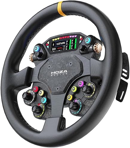 Amazon.co.jp: MOZA Racing RS V2 Steering Wheel 320mm Carbon Fiber