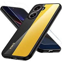 POCO X6 Pro 未使用ガラスフィルム、ケース付き Amazon.co.jp: YAOYAOLX 対応POCO X7 Pro ケースクリア ガラスフィルム