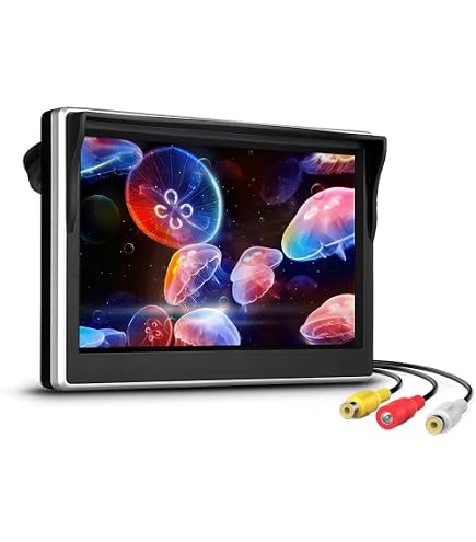 Amazon | 5インチ オンダッシュモニター 映像入力2系統 TFTカラー液晶