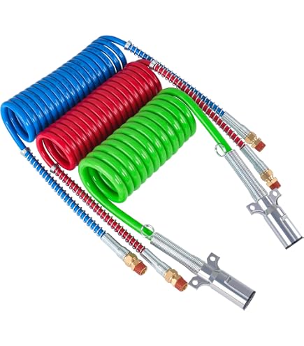 Amazon.co.jp: Ailbiuko トレーラーエアブレーキラインホースコイル