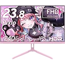 Amazon.co.jp: Pixio ゲーミングモニター PX249Wave ピンク 24インチ