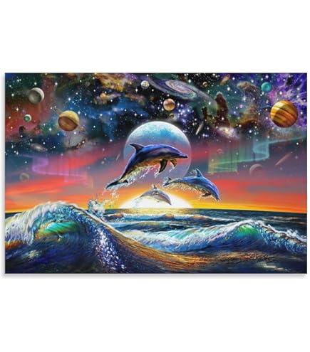 Amazon.co.jp: ポスター クリスチャン ラッセン オーシャン ロアー