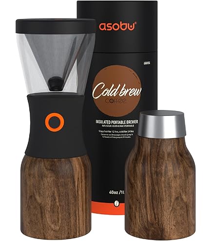 Amazon | (White) - Asobu Coldbrew Portable Cold Brew Coffee Maker