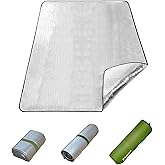 レジャーシート 【軽量でコンパクト】 アルミシート 厚手 銀マット アルミマット 3mm(150×200) Road clover