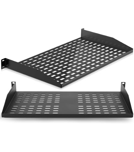 RIVECO 12U Desktop-Rack – 48,3 Cm, Offener Rahmen | Für Server, Audio & Netzwerkgeräte