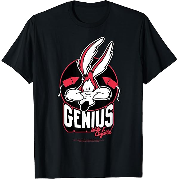 Amazon | ワイリーコヨーテステンシル Tシャツ | Tシャツ・カットソー 通販