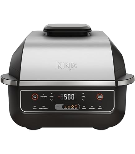 Amazon | Ninja Foodi AG300_EGB 4-in-1 屋内グリル 4クォートエア