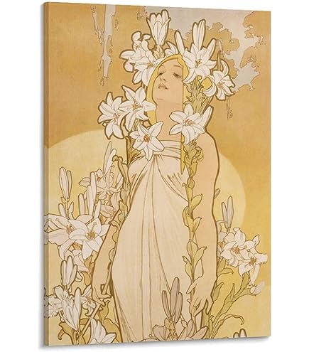 Amazon.co.jp: アルフォンス・ミュシャ『秋 四季(1900年版