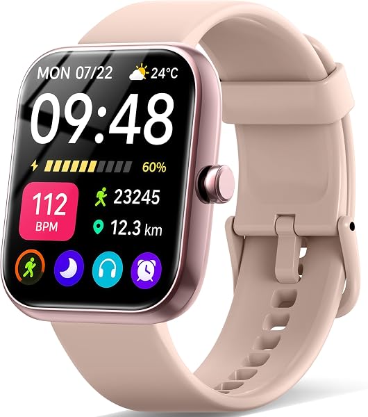 スマートウォッチ【2026新傑作・業界進化モデル】iPhone対応 アンドロイド対応 Bluetooth通話機能付き 1.83インチHD大画面 SMS/Line通知 腕時計 薄型軽量 ベルト交換可能 Smart Watch 活動量計 音楽再生 スポーツウォッチ 多種類運動モード IP68生活防水 メッセージ通知 天気予報 多機能スマートウォッチ 多種類文字盤 レディース メンズ プレゼントに最適