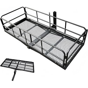ヒッチキャリアカーゴ 深型 152x63x35cm 折畳み式 カーゴバスケット Amazon.co.jp: YGOTUY ヒッチキャリアカーゴ 深型 152x63x35cm 折畳み