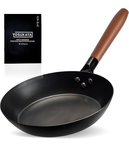 Amazon | YOSUKATA (ヨスカタ) 7.9インチ カーボンスチールフライパン