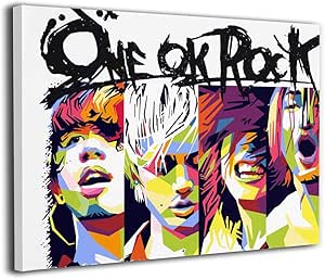 Amazon Co Jp One Ok Rock モノクロ バンド 音楽 ポスター インテリアアート 30x40cm アートパイル ポスター アートフレーム おしゃれ インテリア 北欧 Generic