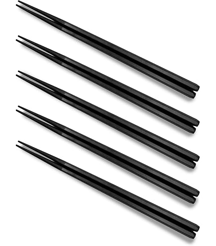 Amazon｜マイン 箸 黒 22.5cm SPS箸 六角 100膳入 M10-961｜箸