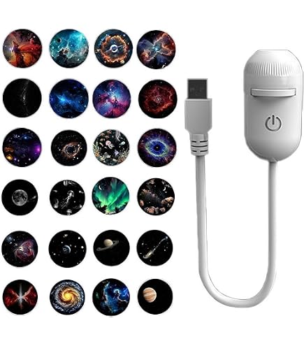 Amazon.co.jp: 2-in-1 ギャラクシープロジェクターナイトライト、2-in