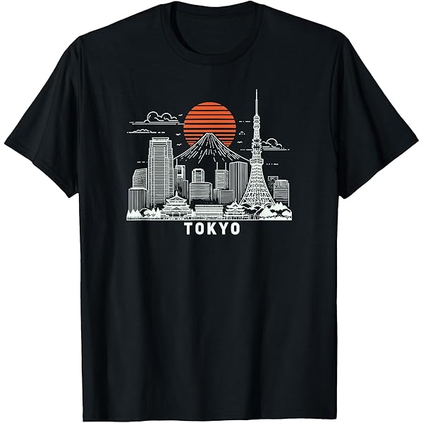 Amazon | 東京タワー、東京、日本からのお土産 Tシャツ | Tシャツ